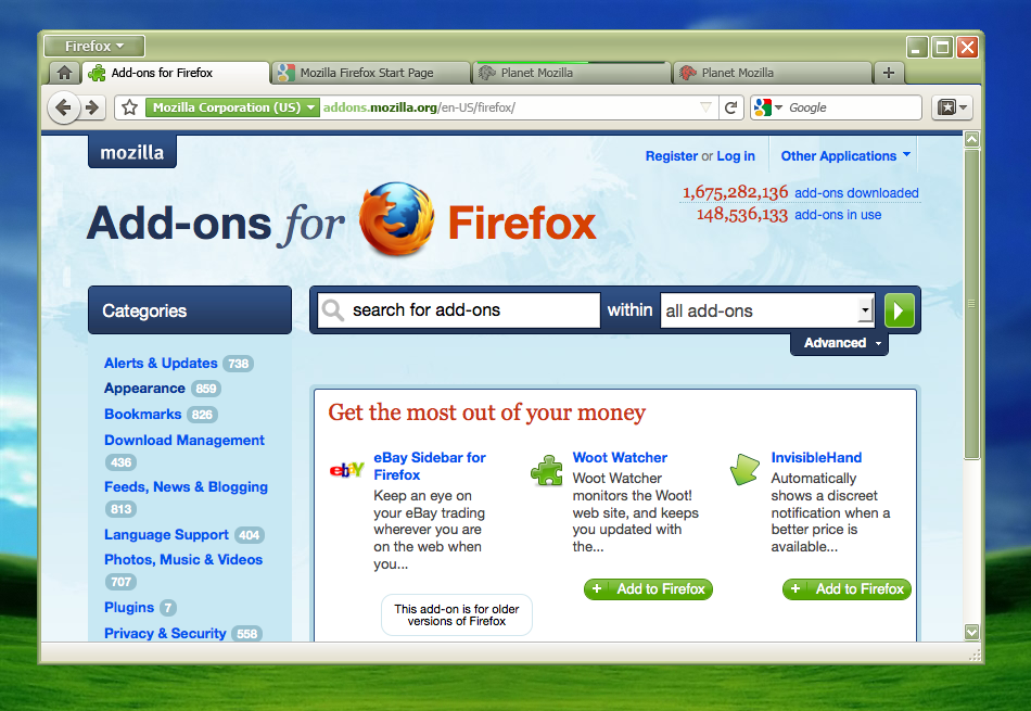 Firefox-4-Mockup-i05-(XP)-(Olive)-(TabsTop)-(Default)